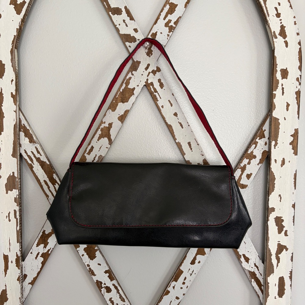 Victoria's Secret Shoulder Bag Purse Black And Red Y2K